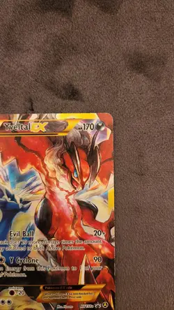 Pokemon Yveltal EX 2017 Promo XY150a Full Art Excellent LP close to NM - Image 4