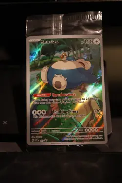 Pokemon TCG Snorlax SVP 051 Full Art Holo Black Star Promo Sealed - Image 1