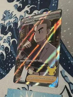 Pokemon TCG Professor's Research (Full Art) Celebrations 024/025 Holo Ultra Rare - Image 2