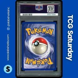 1999 POKEMON JUNGLE 1ST EDITION #12/64 VAPOREON HOLO RARE PSA 8 - Image 2