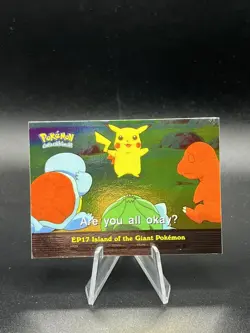 Topps Pokemon 2000 EP17 Island Of The Giant Pokemon Foil “Are You All OkayU” FU1 - Image 1