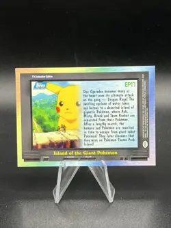 Topps Pokemon 2000 EP17 Island Of The Giant Pokemon Foil “Are You All OkayU” FU1 - Image 2