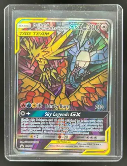 2016-19 Pokemon SM Black Star Promos Moltres & Zapdos Articuno Tag Team #SM210 - Image 1