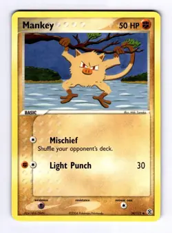 Mankey FireRed & LeafGreen #38 (2004) Uncommon NM Pokemon - Image 1