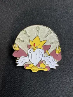 Pokemon Mega Alakazam White Pin Mythical Collection 2016 Collector's Enamel Pin - Image 2