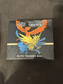 Brand NEW Pokemon HIDDEN FATES Elite Trainer Box ETB – Factory Sealed - Image 1