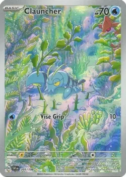 NM-Mint Clauncher - 205/198 - Illustration Rare Pokemon Scarlet & Violet - Base - Image 1