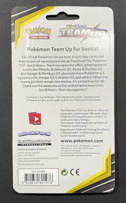 Pokemon Team Up Blister Pack - Factory Sealed - Pikachu SM162 Promo - Image 2