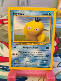 Psyduck 79/105 Neo Destiny Pokemon - LP - Image 1