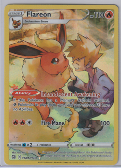 Flareon TG01/TG30 Pokemon Sword & Shield Brilliant Stars - Image 1
