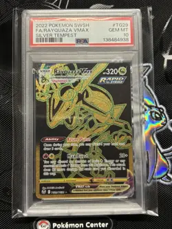 2022 Pokemon SWSH FA/Rayquaza VMAX Silver Tempest TG29 PSA 10 Gem Mint - Image 1