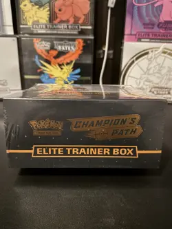 Authentic Pokemon Champions Path Rare Elite Trainer Box Factory Sealed ETB - Image 3