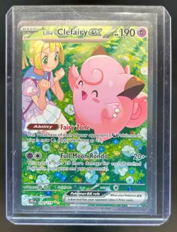 2025 Pokemon SV Journey Together Lillie's Clefairy ex #184/159 - Image 1