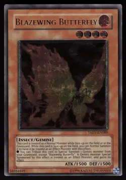 Blazewing Butterfly TAEV-EN089 EURO Ultimate Rare Yu-Gi-Oh - Image 1