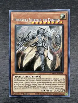YuGiOh! Dogmatika Fleurdelis The Knighted ROTD - Misprint Name Shift 1st Ed NM - Image 2