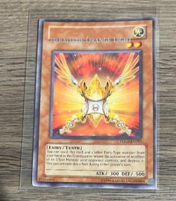 Herald of Orange Light Misprint Error Name Drop TDGS-EN082 Rare yugioh - Image 1
