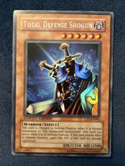 Yugioh Total Defense Shogun CT1-EN001 Secret Rare MISPRINT Limited Edition - Image 1