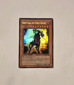 Swift Gaia the Fierce Knight CT1-EN004 MISPRINT Super Rare LP - Image 1