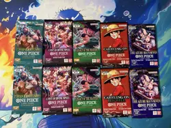 One piece assorted booster packs- 2-OP08, 2-OP11, 2-OP12, 2-OP13, 2-OP14 - Image 1