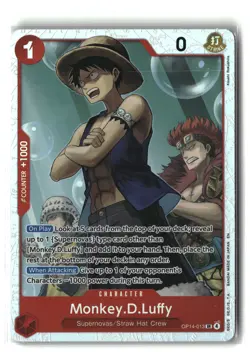 One Piece The Azure Sea's Seven Monkey .D. Luffy SR OP14-013 - Image 1