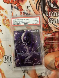 PSA 10 Zoro-Juurou OP12 #004 Special Alt Art One Piece 2025 - Image 1