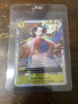Boa Hancock SR - OP14-112 The Azure Sea's Seven Foil English VHTF PACK FRESH - Image 1
