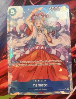 Yamato OP13-054 SR Alternate Art One Piece TCG Carrying On His Will NM - Image 1