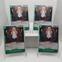 Capone "Gang" Bege Playset - ST24-001 x4 - Starter Deck 24 - One Piece TCG - Image 1
