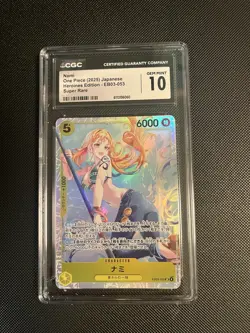 Nami EB03-053 - Japanese One Piece Heroines Edition SR - CGC 10 - Image 1