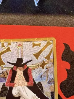 One Piece Gold DON!! Dracule Mihawk OP14 Azure Sea’s Seven Japanese Near Mint - Image 5