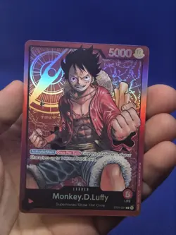 One Piece Starter Deck 1: Straw Hat Crew Monkey D Luffy ST01-001 Leader Eratta - Image 2