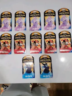 Disney Lorcana The First Chapter Sleeved Booster Pack |BRAND NEW SEALED - 1 Pack 4050368981721 - Image 1
