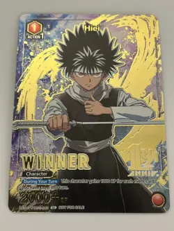 Union Arena Hiei Alternate Art Winner Promo Yu Yu Hakusho - Image 1