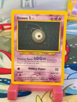 Pokemon Card Vintage Unown Z Neo Destiny 60/105 WotC NM/LP - Image 1