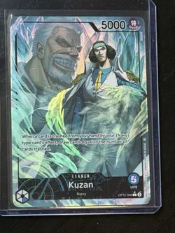 Kuzan One Piece OP12 Alternate Alt Art Leader Card OP12-040 English - Image 1