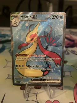 Pokemon TCG Milotic EX 2024 SV08 Surging Sparks Ultra Rare Holo Card #217/191 - Image 3