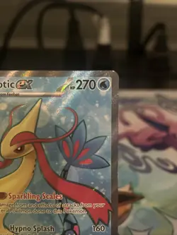 Pokemon TCG Milotic EX 2024 SV08 Surging Sparks Ultra Rare Holo Card #217/191 - Image 4