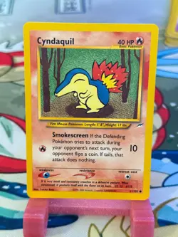 Pokemon Card - Neo Destiny 61/105 - CYNDAQUIL (common) - NM - Image 1