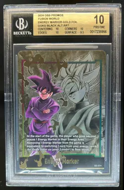 2024 Dragon Ball Super Card Fusion World Goku Gold Alt Art #07 BGS 10 PRISTINE - Image 1