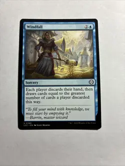 Windfall - Commander: The Lost Caverns of Ixalan MTG Plus Bonus Card!!! - Image 1