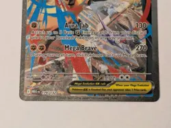 Pokemon Card Mega Lucario EX 179/132 Mega Evolution SIR - Image 3