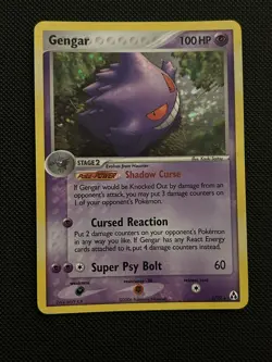 Pokemon TCG Gengar 5/92 Legend Maker Holo Card LP/NM 2006 - Image 1