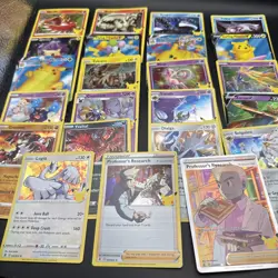 Pokemon TCG Celebrations 23 Card Lot. Flying Pikachu, Surfing Pikachu and more. - Image 1