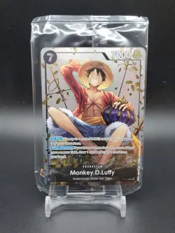Monkey.D.Luffy P-075 Foil Promo Card Tin Pack Vol.2 SEALED One Piece - Image 1