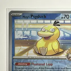 Misty’s Psyduck 045/182 Reverse Holo Card Destined Rivals DRI Pokemon TCG NM - Image 3