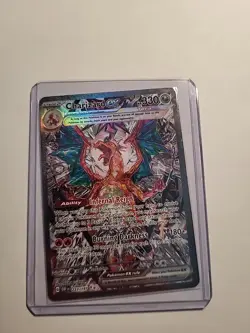 Pokemon TCG Sv03: Obsidian Flames Charizard EX Holo Card 223/197 - Image 1