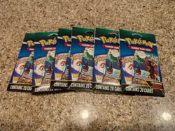 Pokemon 20 Card Mystery Pack x6 w/ Guaranteed Foil 💫New & Sealed - Image 1