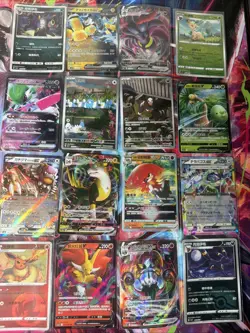Pokemon 16 Card Lot nm V Max Mega Amazing Ex HOLO Rare Hits Only F59 - Image 1