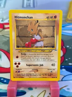 Hitmonchan 69/105 Common Neo Destiny Pokemon Card - Image 1