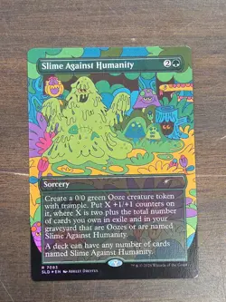 Slime Against Humanity Secret Lair Drop Foil Mtg Surprise Card Ashley Dreyfus - Image 1